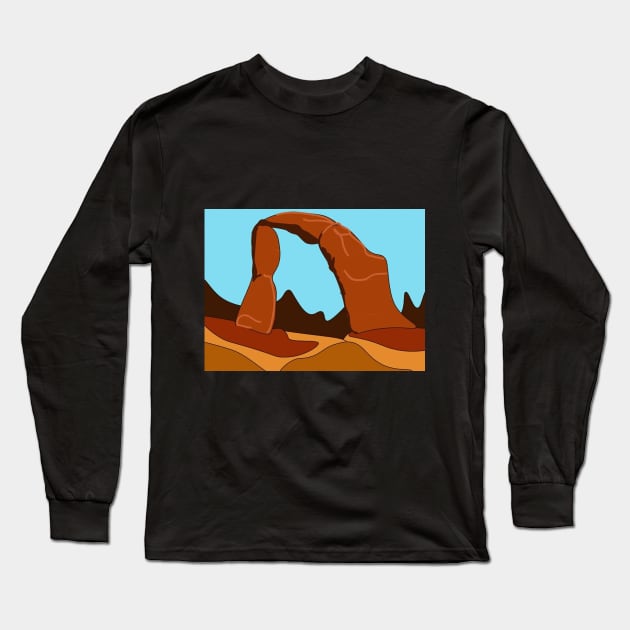 Arches National Park Long Sleeve T-Shirt by kalinakelley1